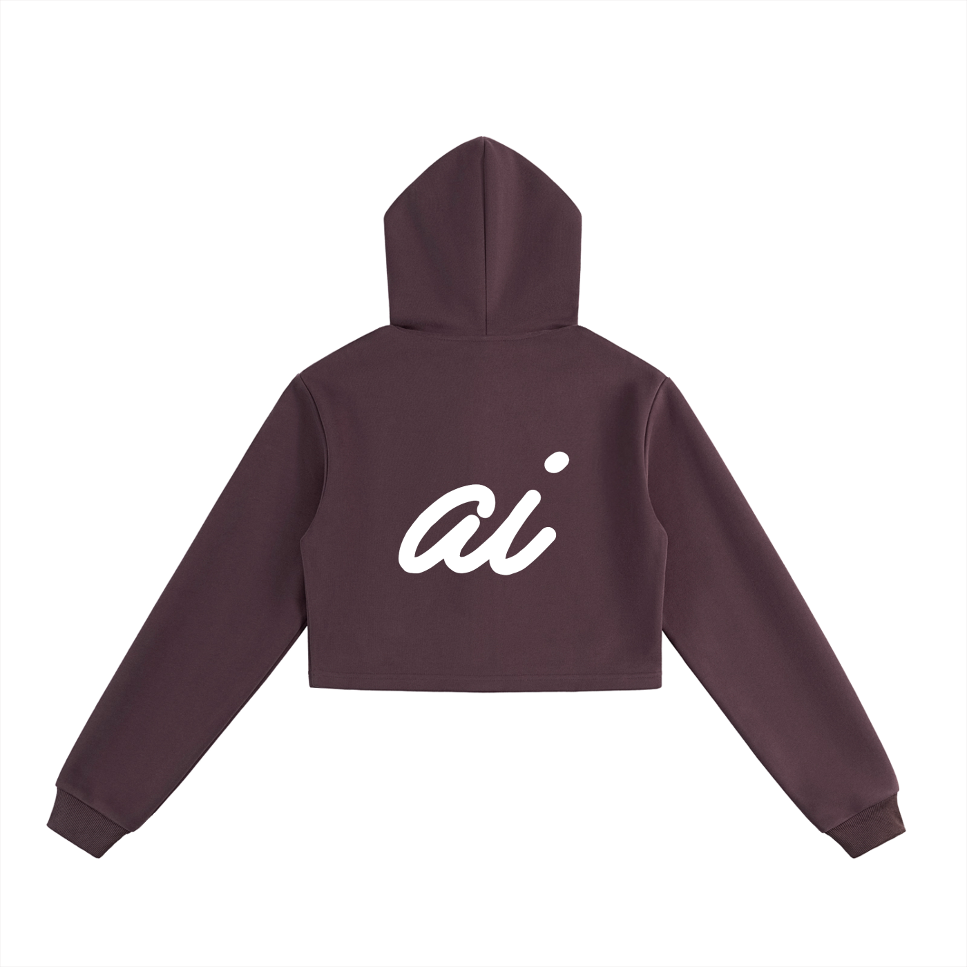 WOMEN'S CROPPED ZIP HOODIE