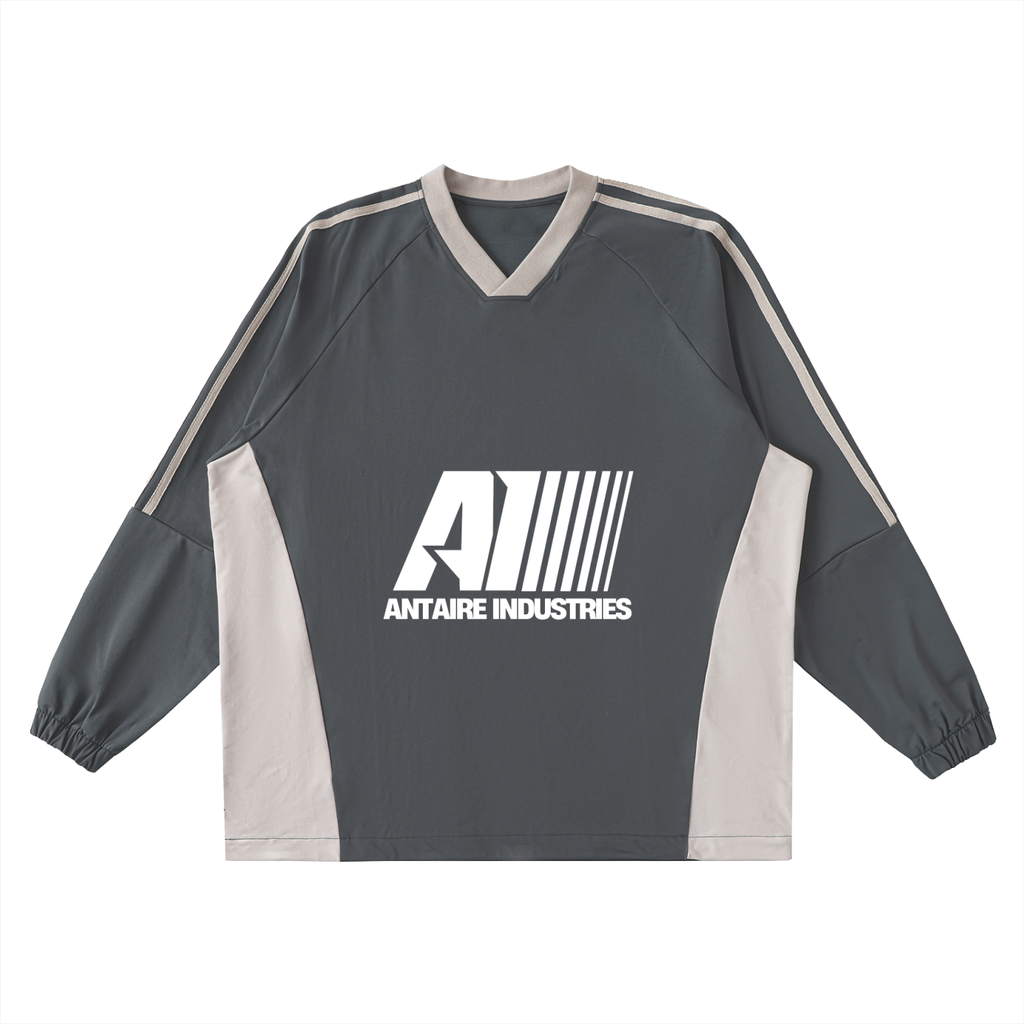 MOTO V-NECK LONG-SLEEVE