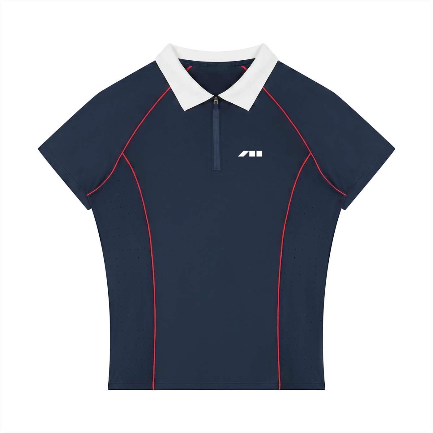 WOMEN'S SLIM QUARTER-ZIP POLO