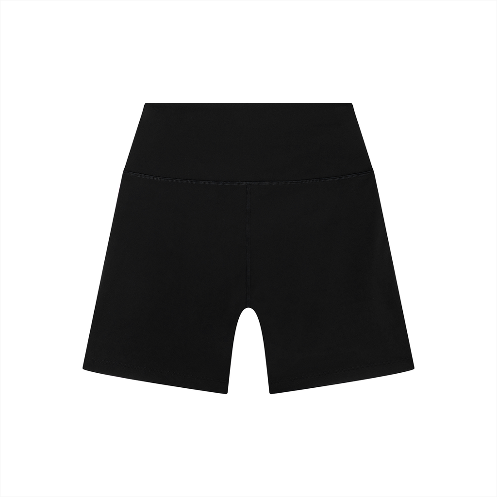 WOMEN'S STRIPED HIGH RISE YOGA SHORTS