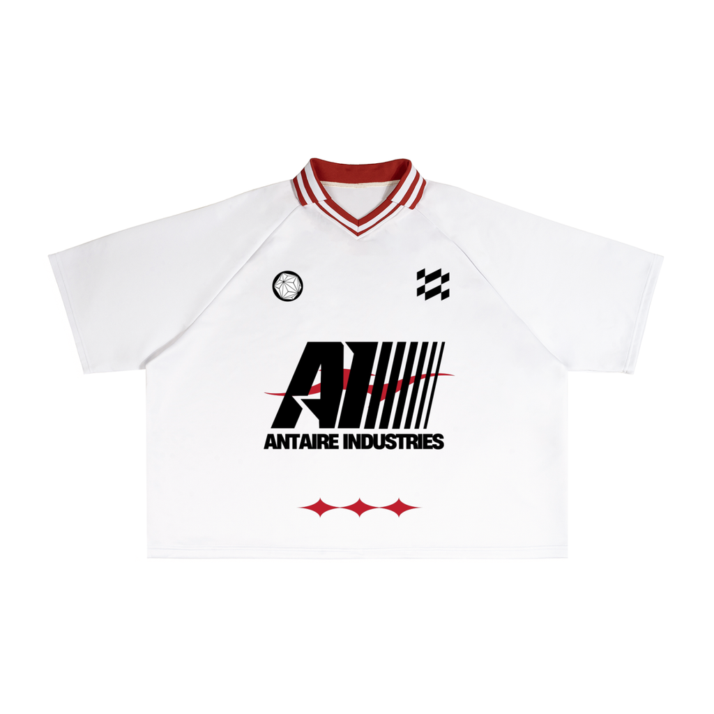 VARSITY BOXY COLLAR TEE