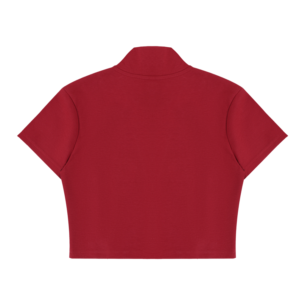 WOMEN'S ACTIVE CROP ZIP