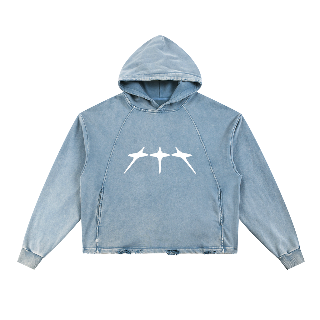 CALVARY HOODIE (VINTAGE WASH/FRAYED HEM)