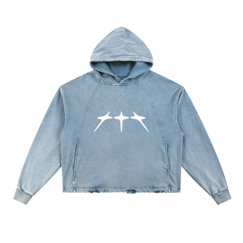 CALVARY HOODIE (VINTAGE WASH/FRAYED HEM)