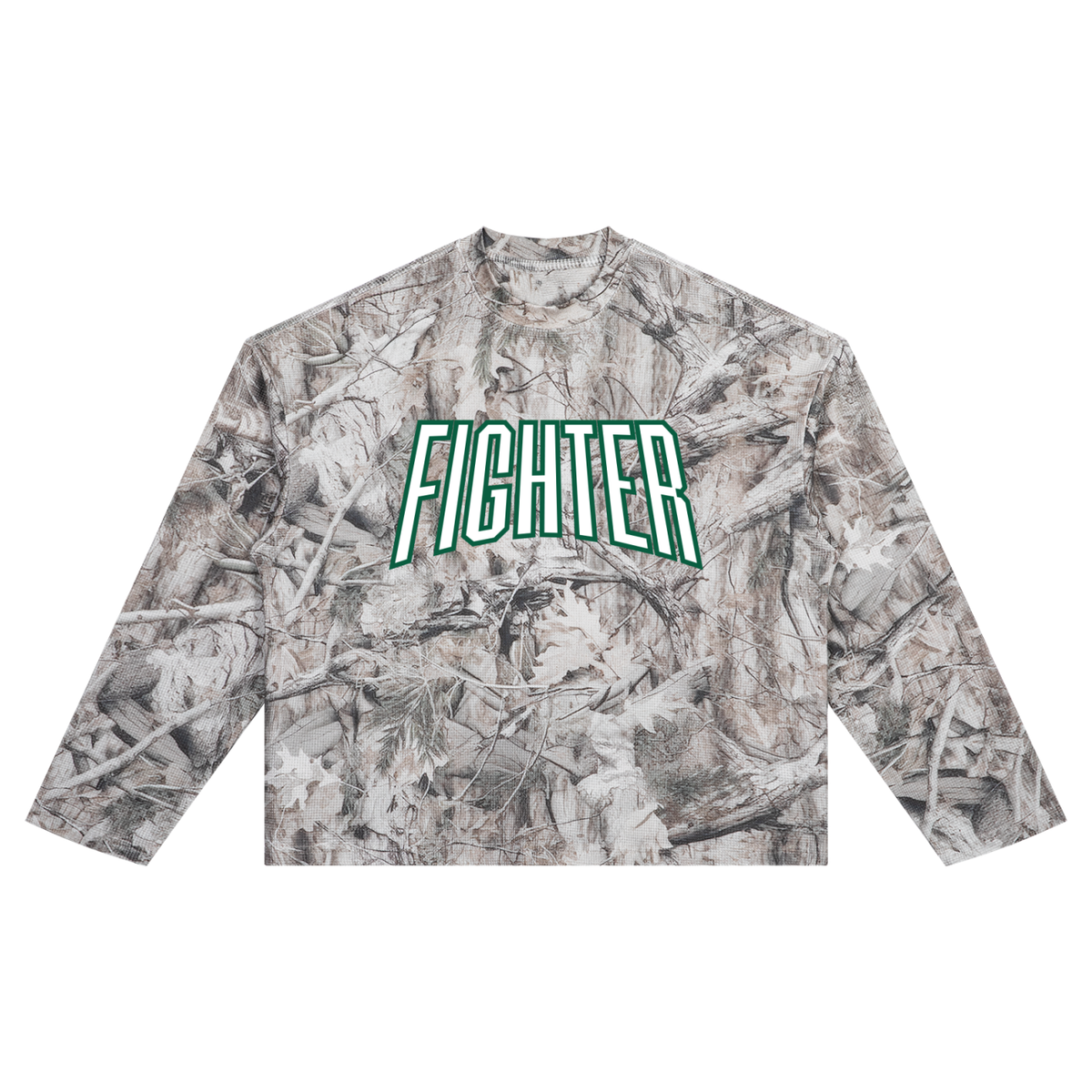 FIGHTER CAMO WAFFLE LONG SLEEVE