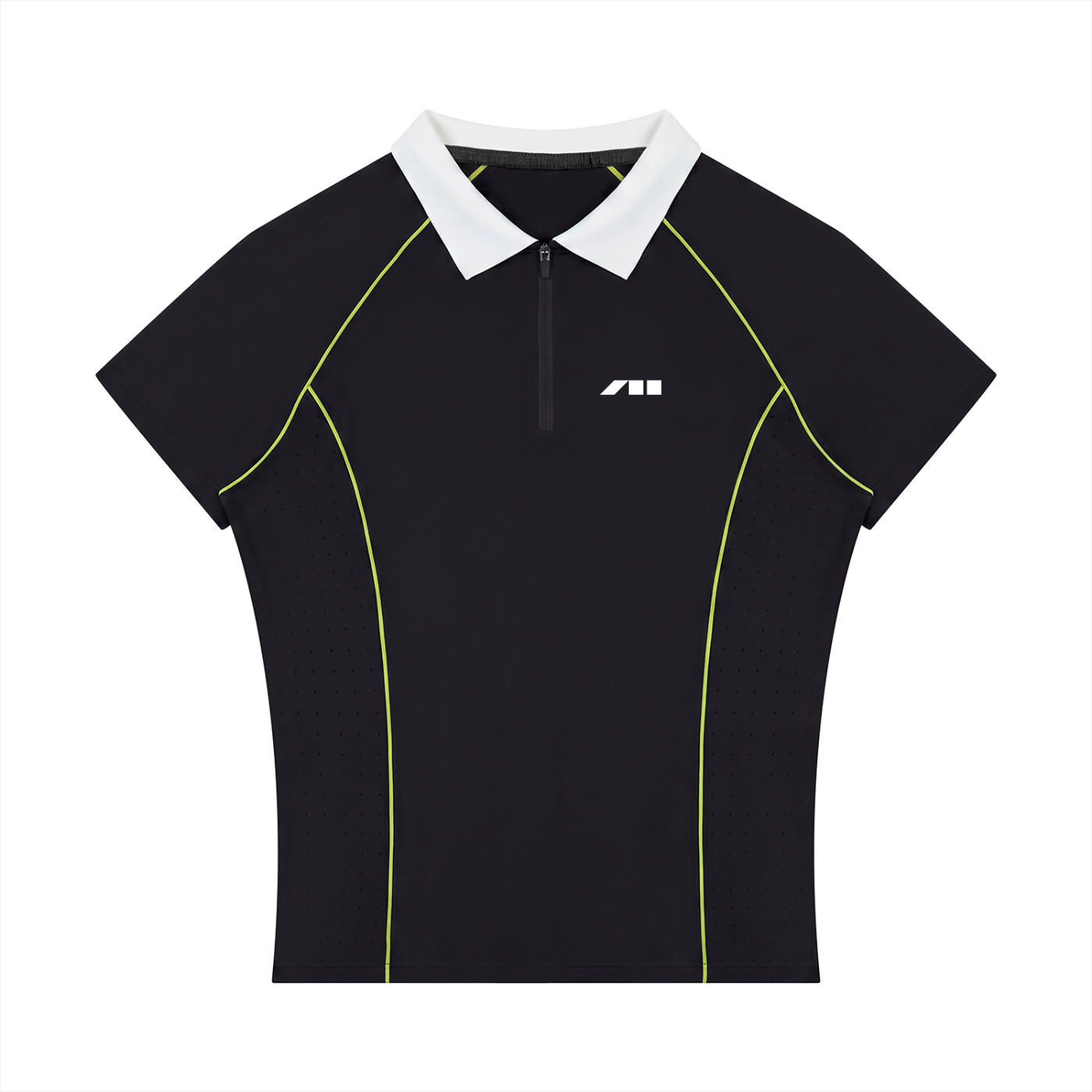 WOMEN'S SLIM QUARTER-ZIP POLO