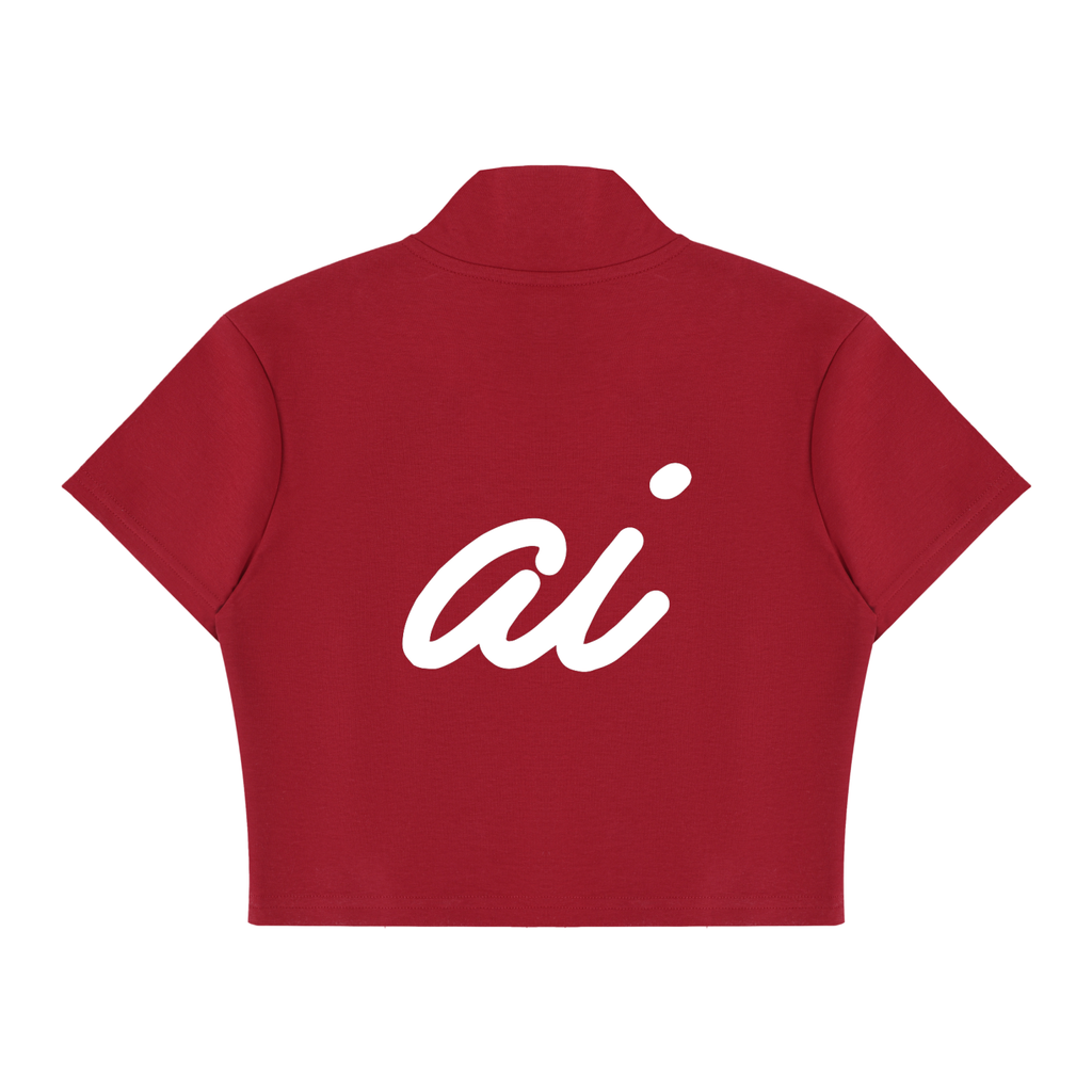 WOMEN'S ACTIVE CROP ZIP