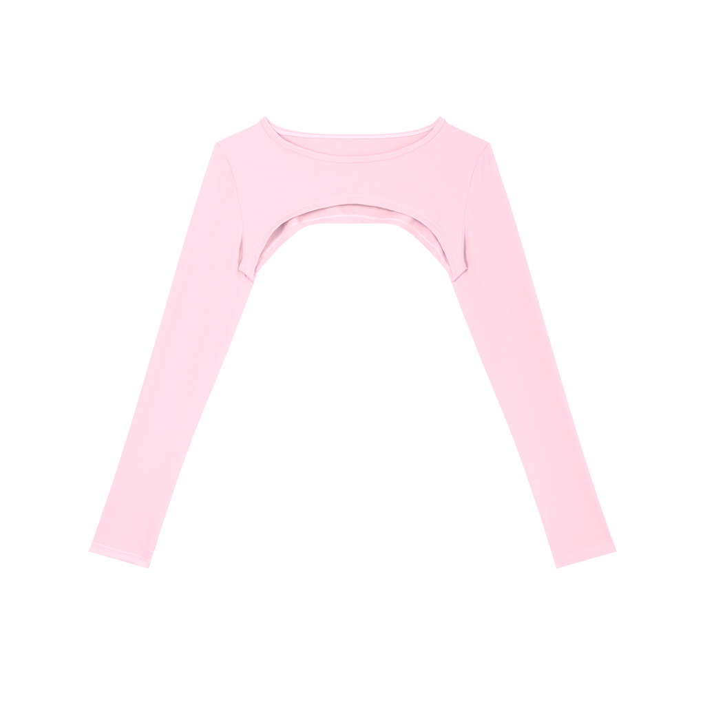 WOMEN'S CUTOUT LONG SLEEVE YOGA SHRUG