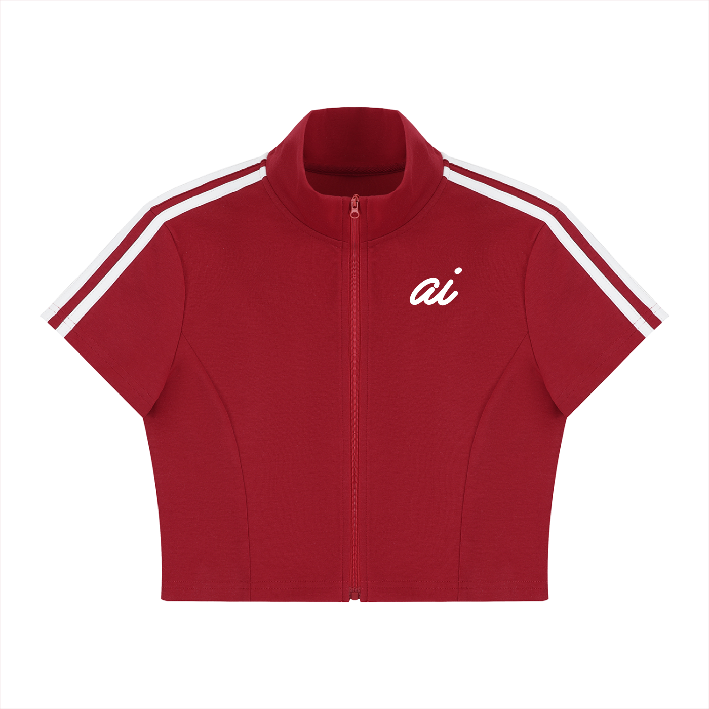 WOMEN'S ACTIVE CROP ZIP