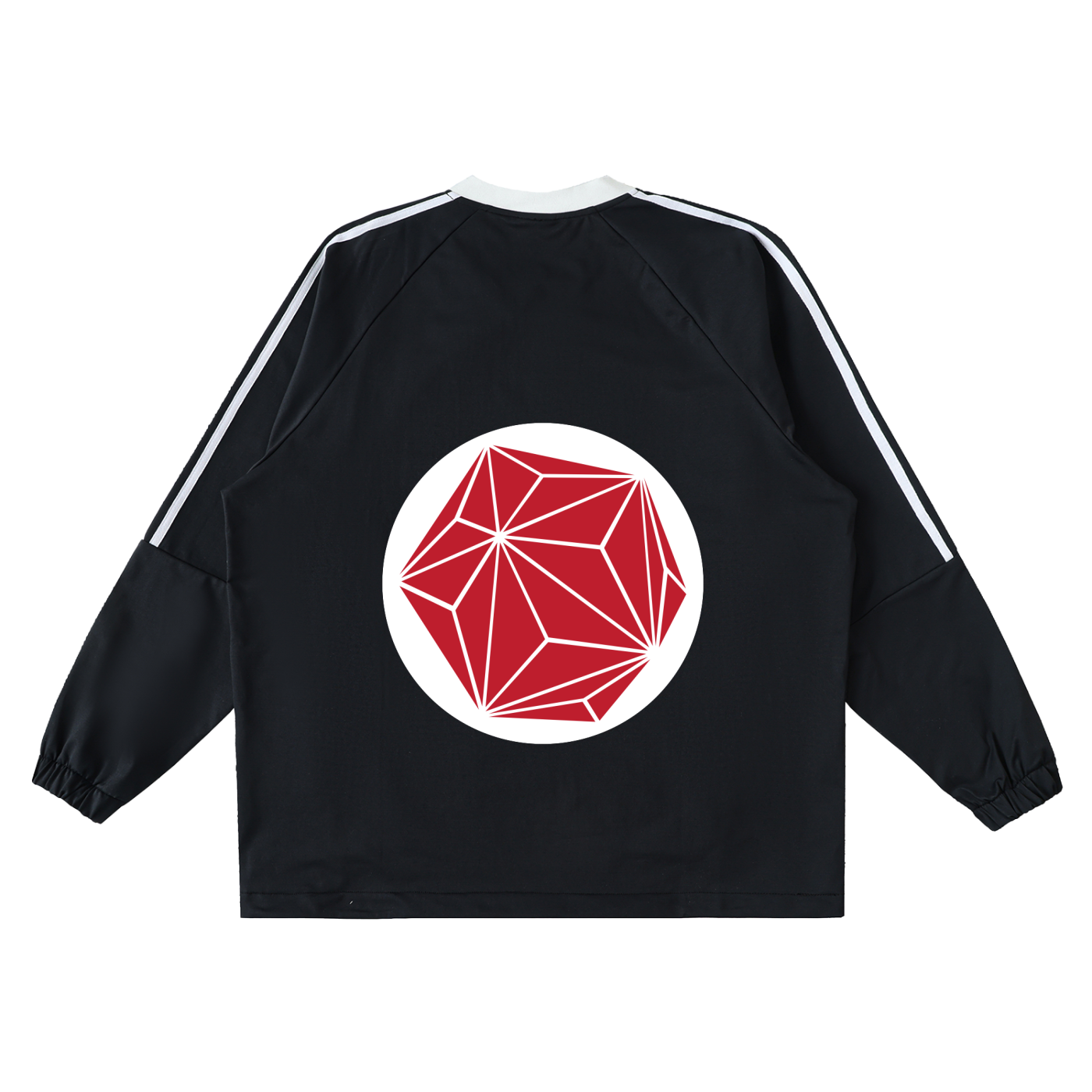 MOTO V-NECK LONG-SLEEVE