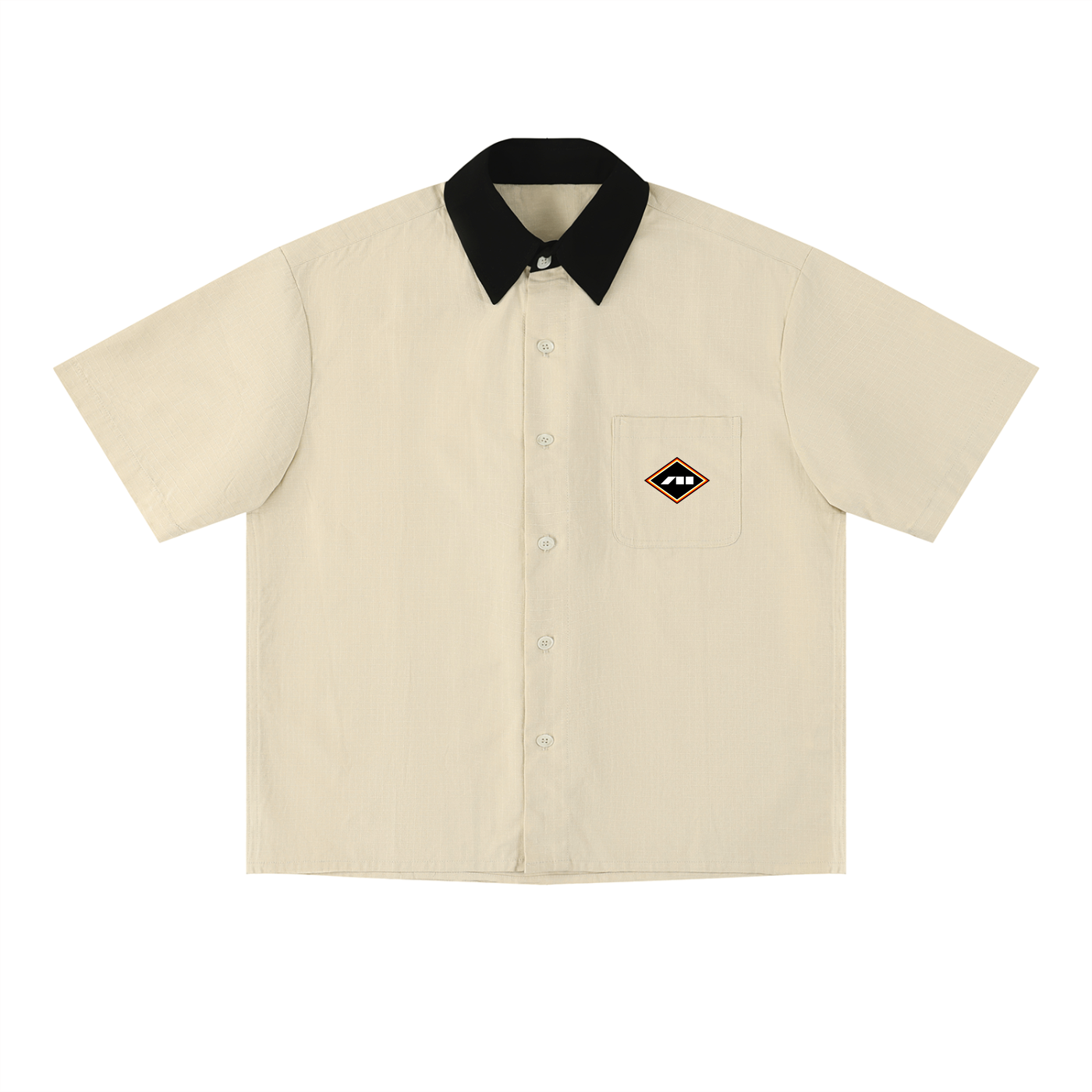 CONTRAST BUTTON-DOWN