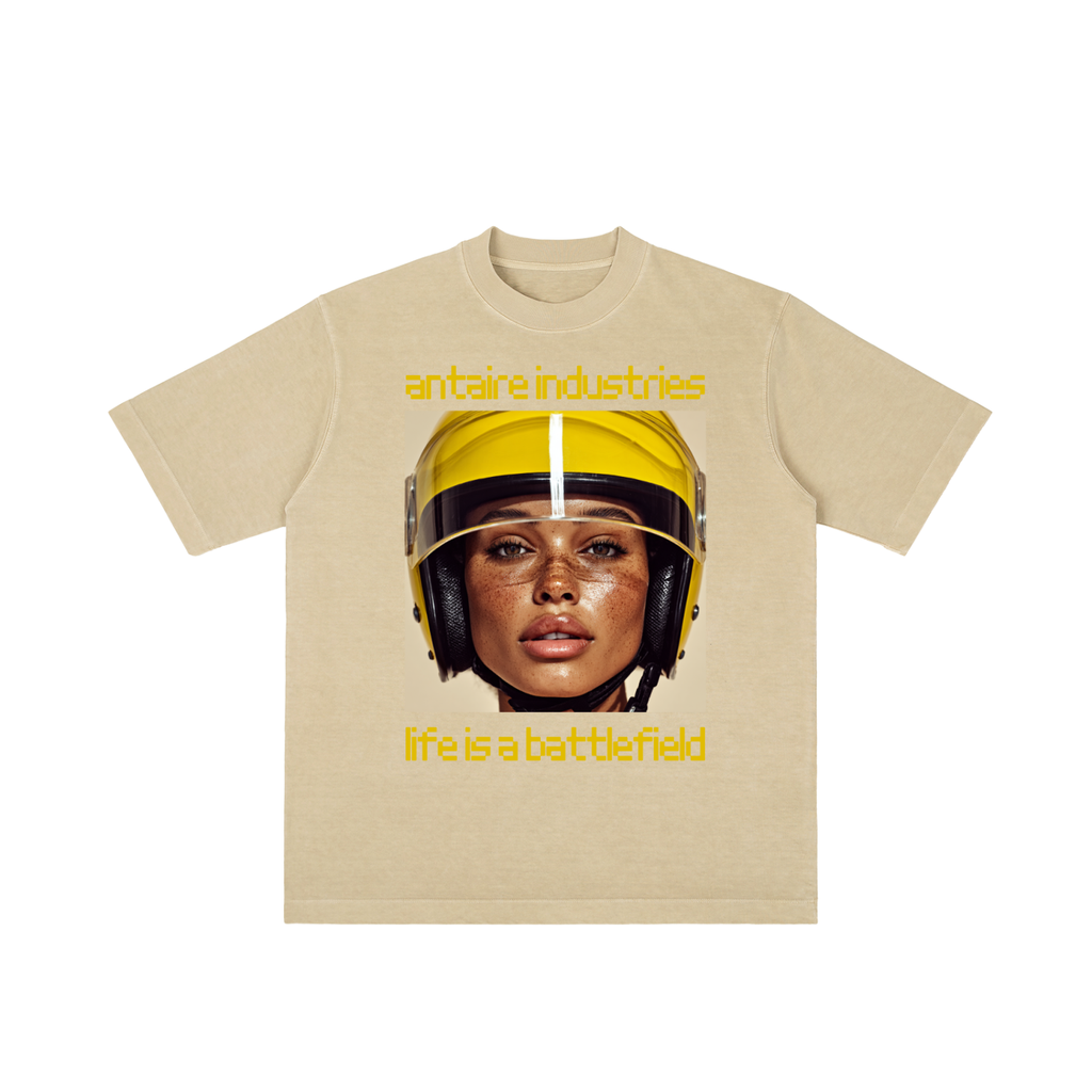 RACER YELLOW TEE (VINTAGE WASH)