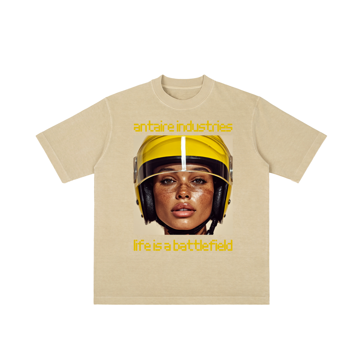 RACER YELLOW TEE (VINTAGE WASH)