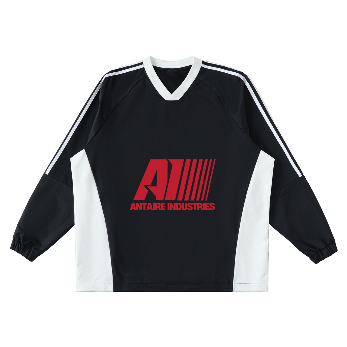 MOTO V-NECK LONG-SLEEVE