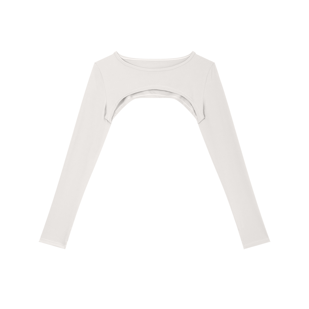 WOMEN'S CUTOUT LONG SLEEVE YOGA SHRUG