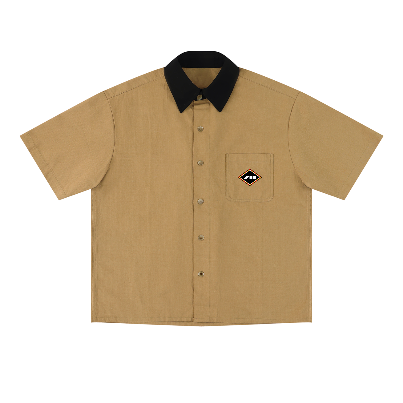 CONTRAST BUTTON-DOWN