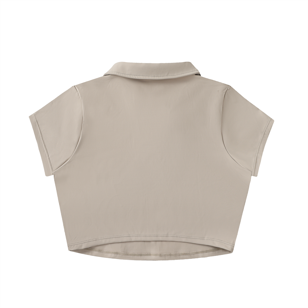 WOMEN'S CROP POLO