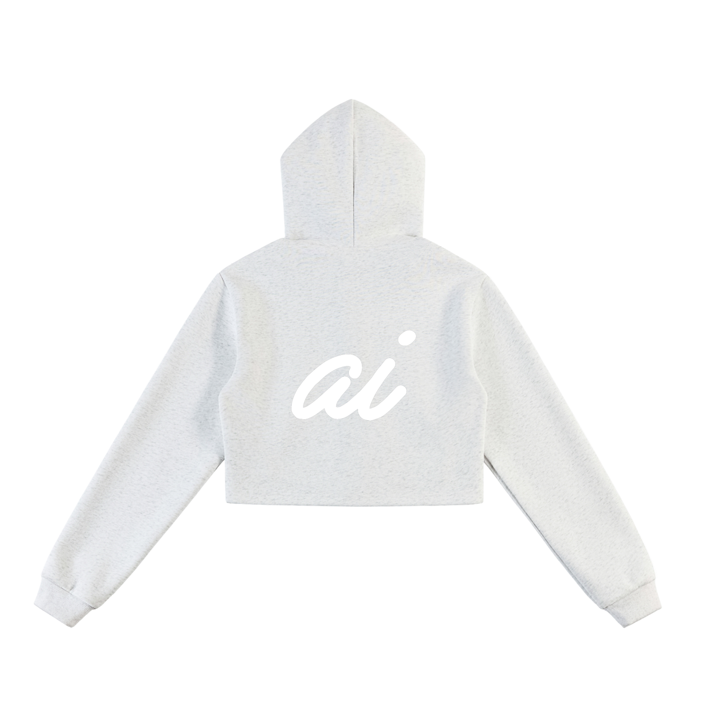 WOMEN'S CROPPED ZIP HOODIE