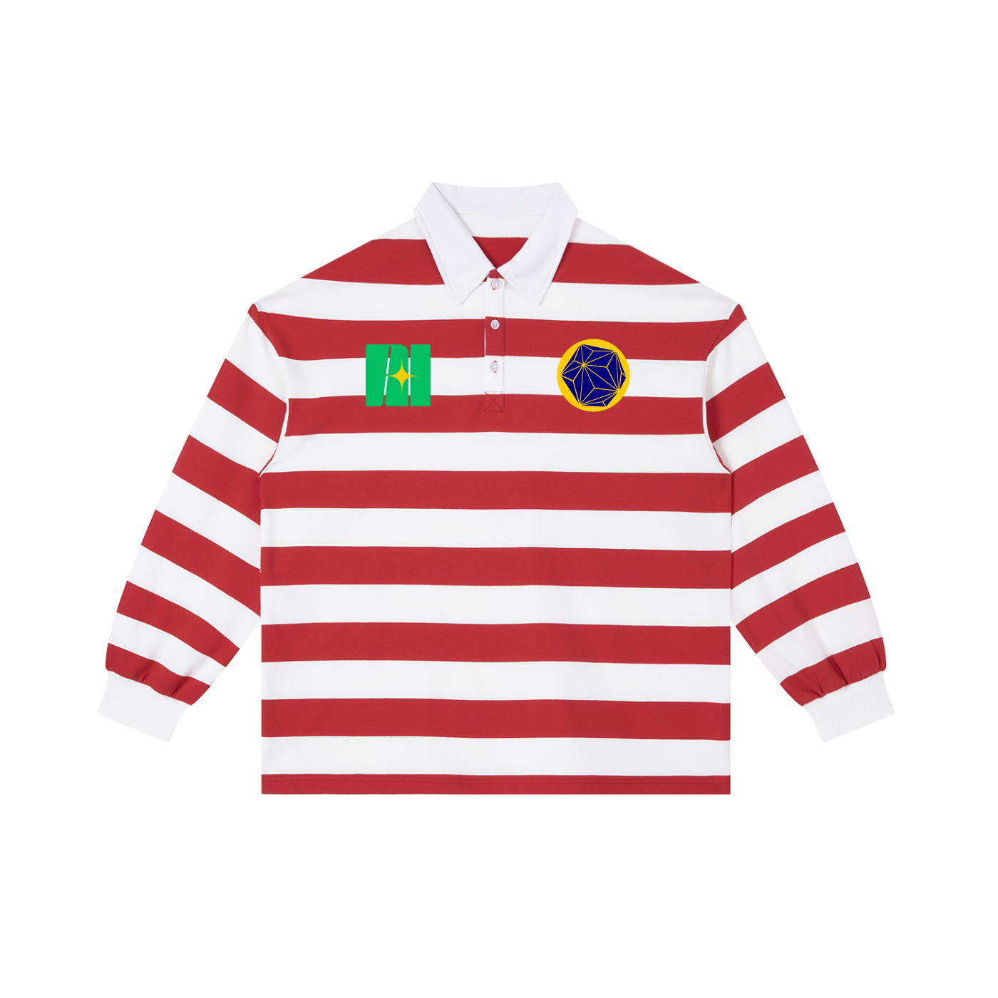 STRIPED POLO LONG-SLEEVE