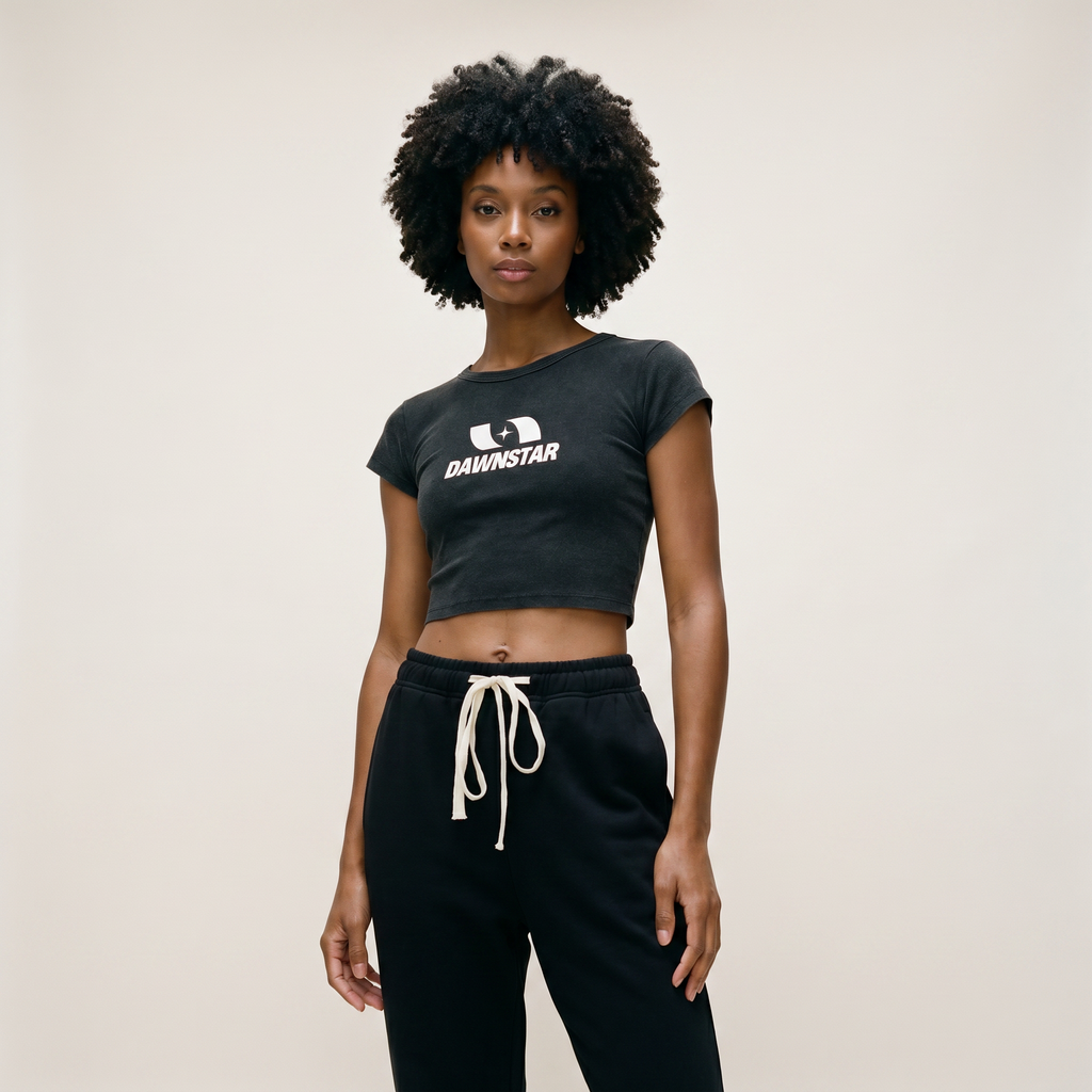DAWNSTAR CROP TEE (SNOW WASH)