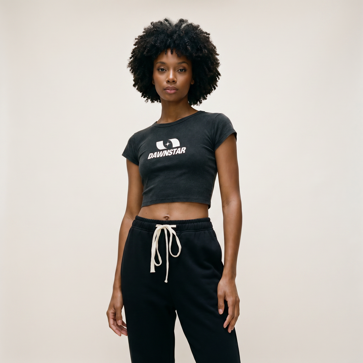 DAWNSTAR CROP TEE (SNOW WASH)