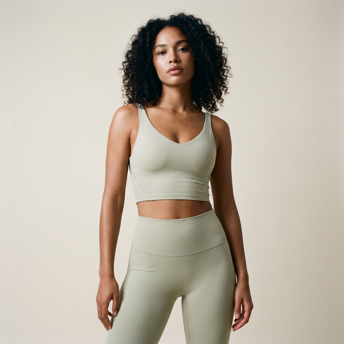 WOMEN'S V-NECK SPORTS BRA