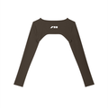 WOMEN'S CUTOUT LONG SLEEVE YOGA SHRUG