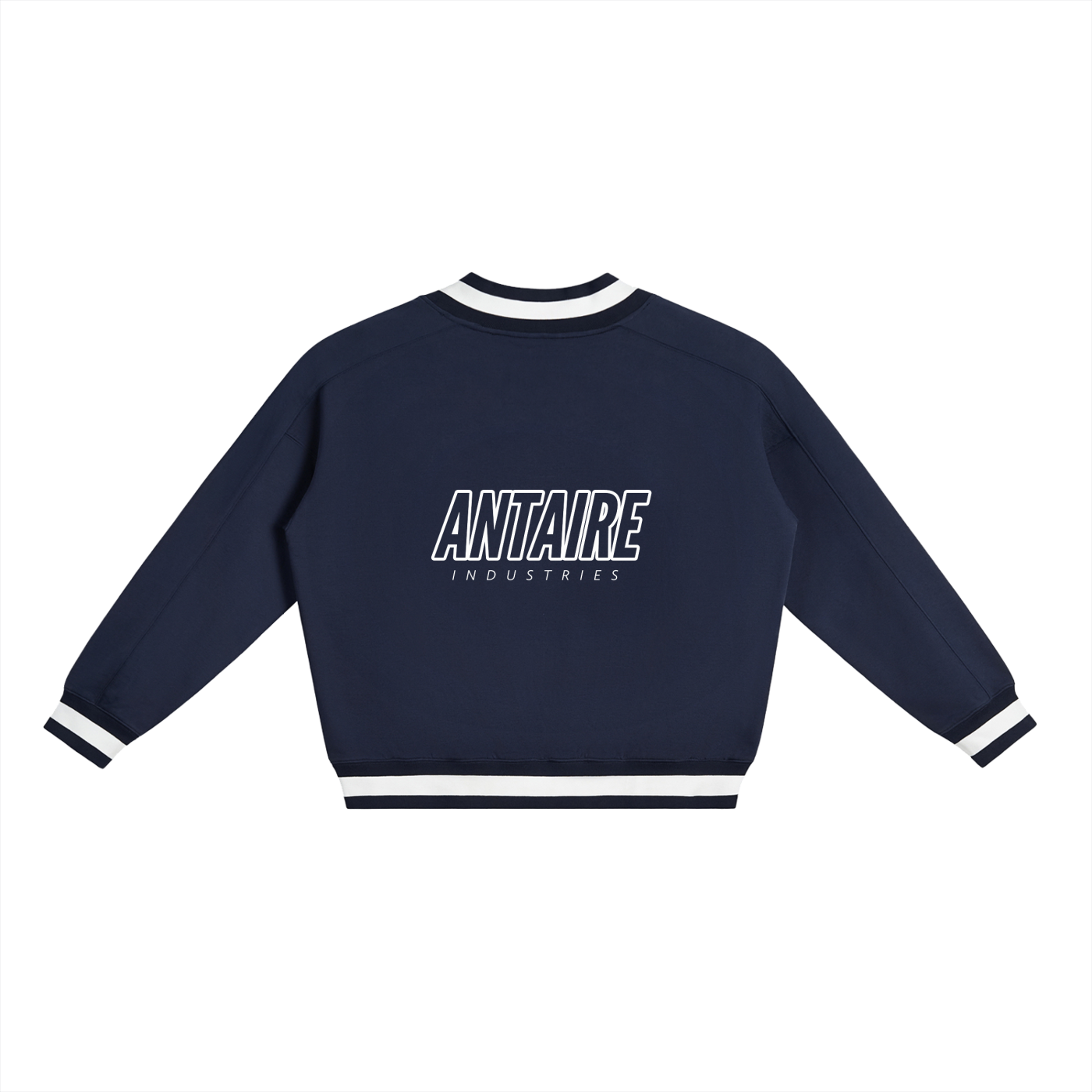 VARSITY V-NECK BOXY SWEATSHIRT