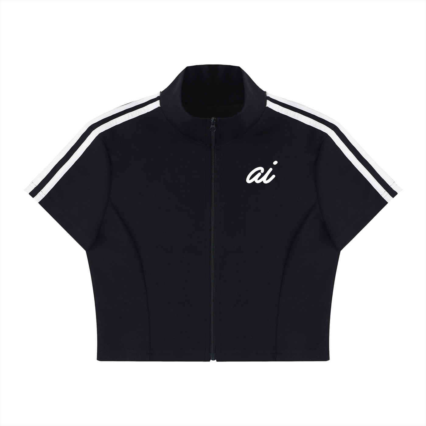 WOMEN'S ACTIVE CROP ZIP