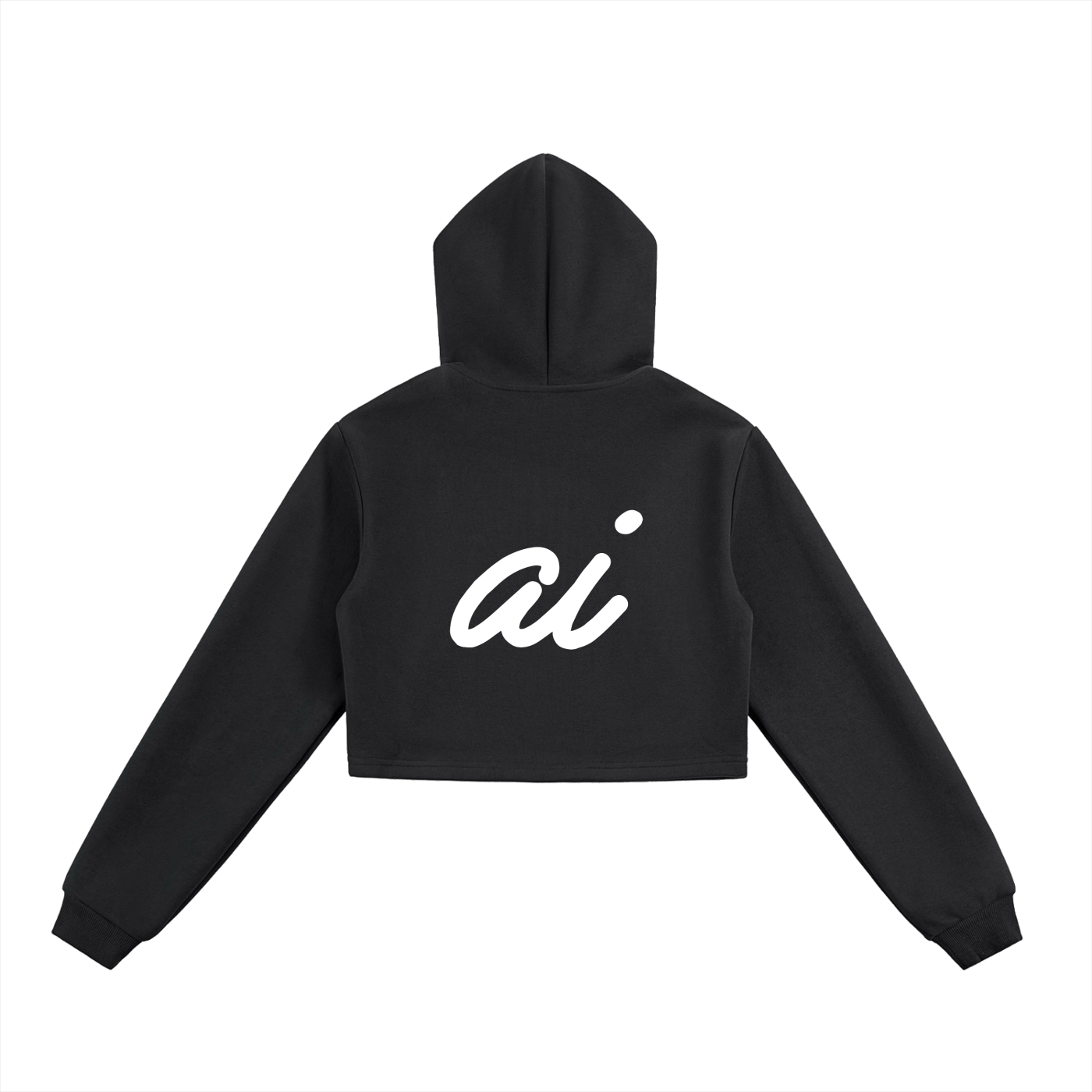 WOMEN'S CROPPED ZIP HOODIE