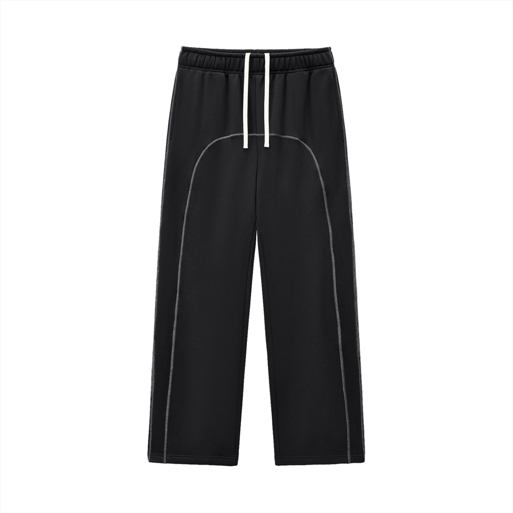 CROSS-STITCHED SWEATPANTS