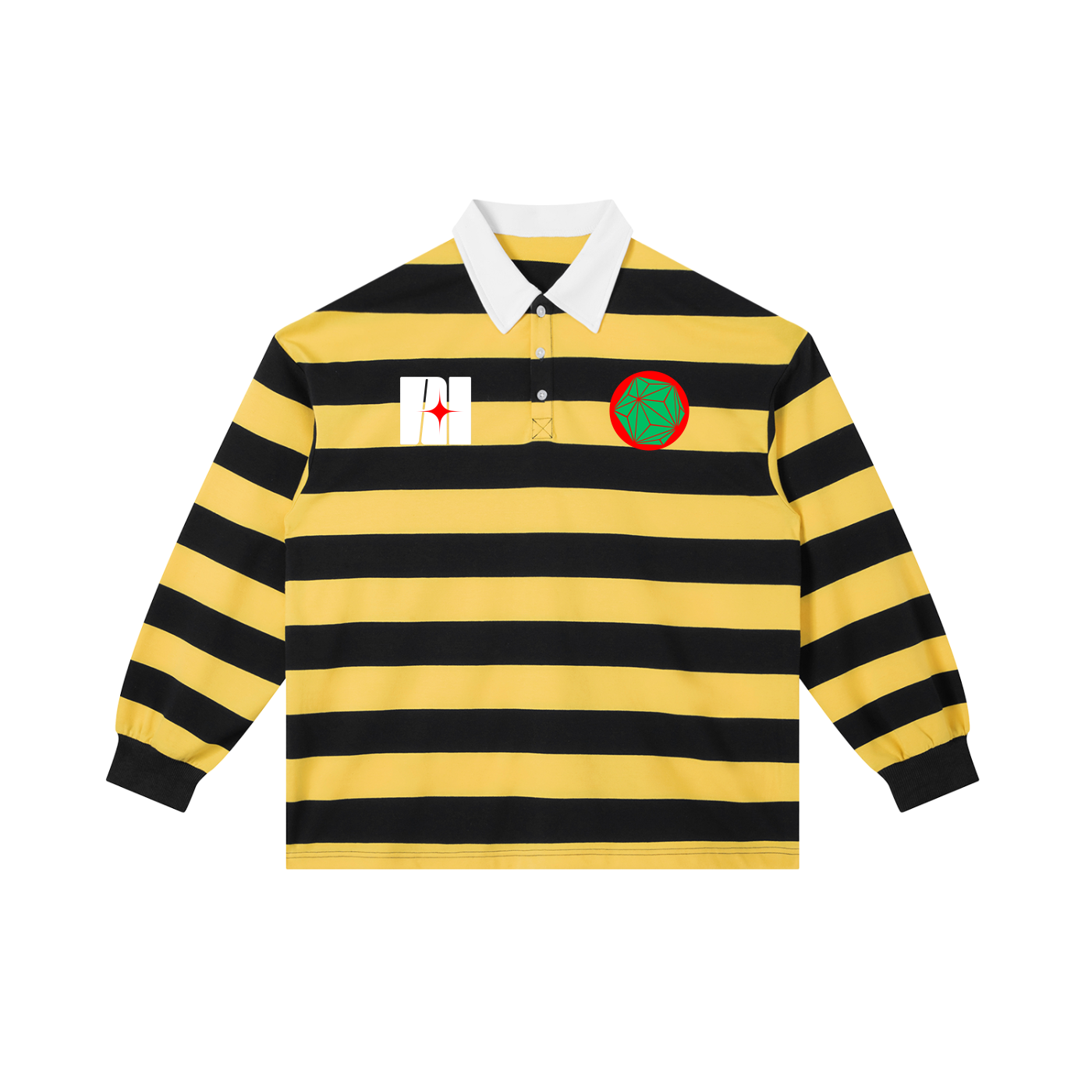 STRIPED POLO LONG-SLEEVE