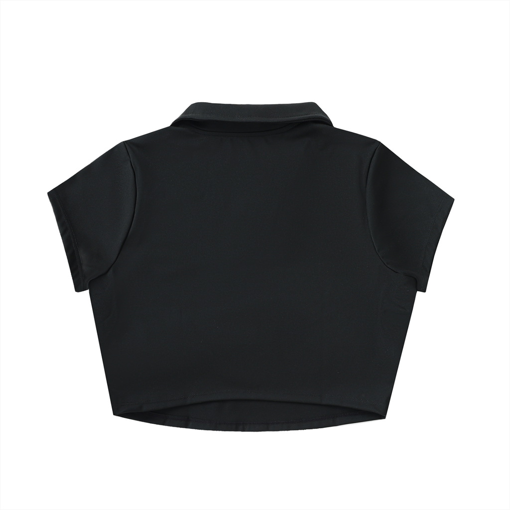 WOMEN'S CROP POLO