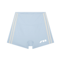 WOMEN'S HIGH-WAIST STRIPED YOGA SHORTS