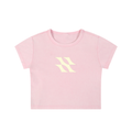 SS CROP TEE (SNOW WASH)