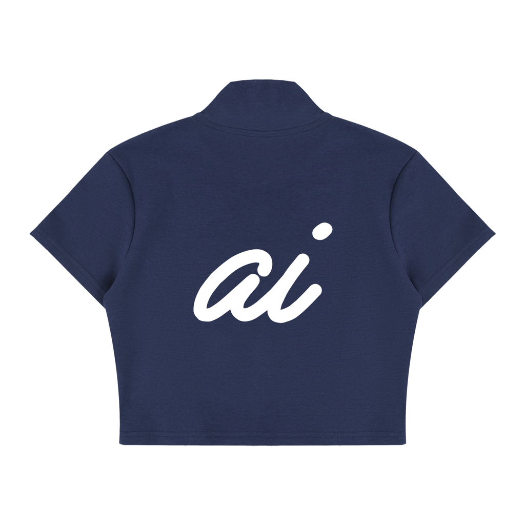 WOMEN'S ACTIVE CROP ZIP