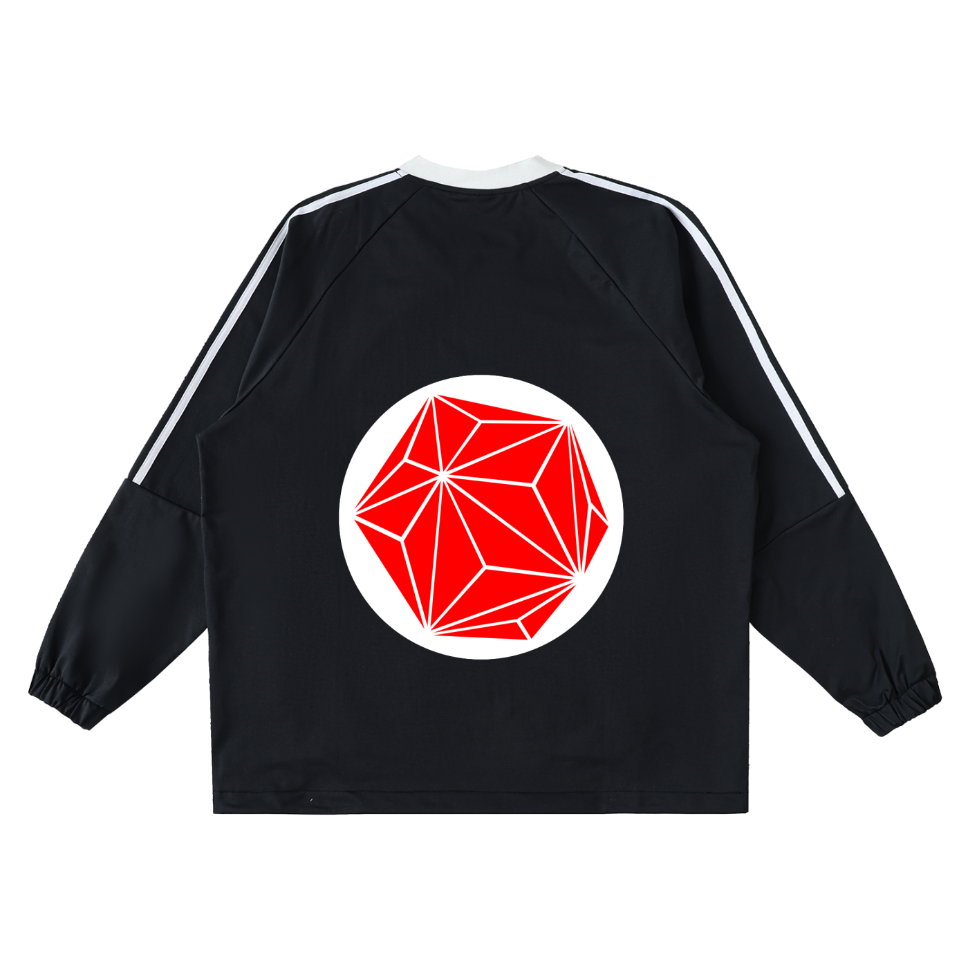 MOTO V-NECK LONG-SLEEVE