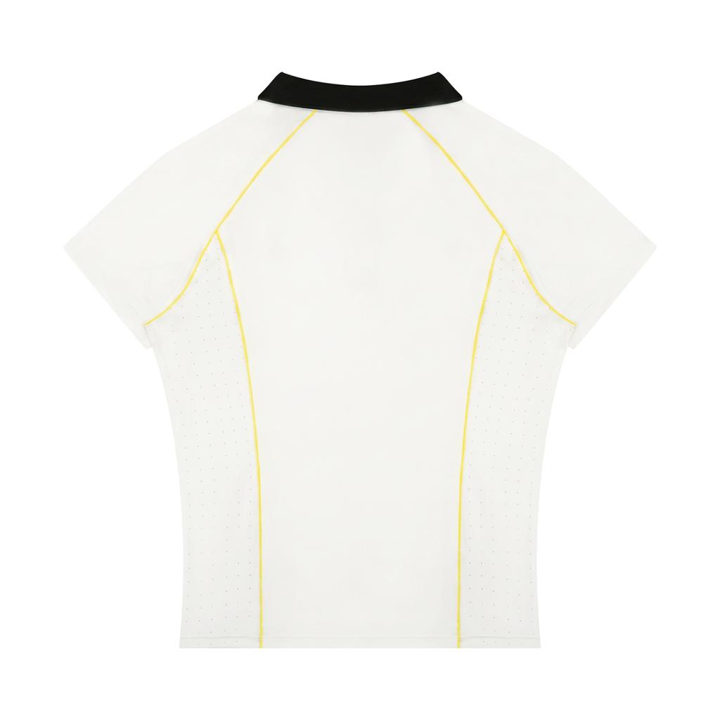 WOMEN'S SLIM QUARTER-ZIP POLO