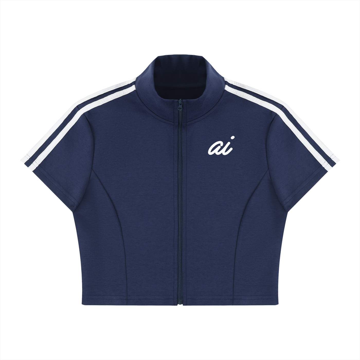 WOMEN'S ACTIVE CROP ZIP